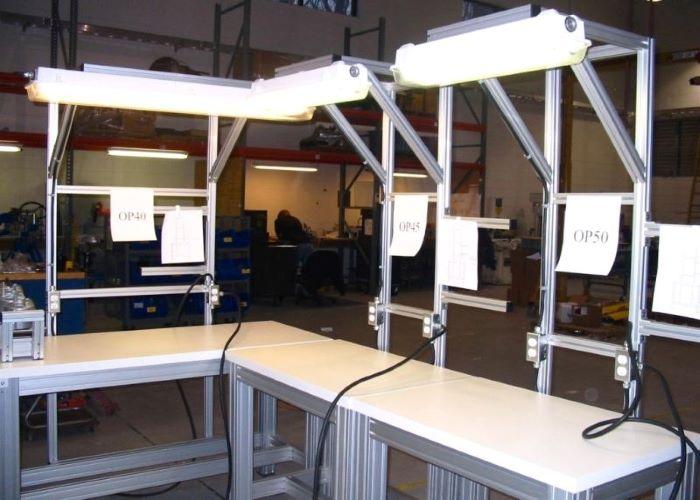 Custom Design IPS Aluminum Extrusion Inspection Stations